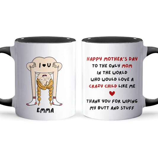 The Only Mom - Personalized Accent Mug