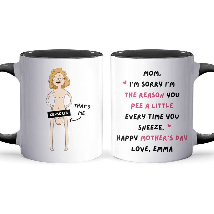 I'm Sorry - Personalized Accent Mug