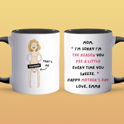 I'm Sorry - Personalized Accent Mug