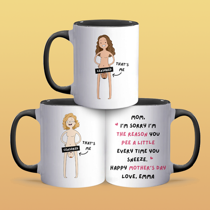 I'm Sorry - Personalized Accent Mug