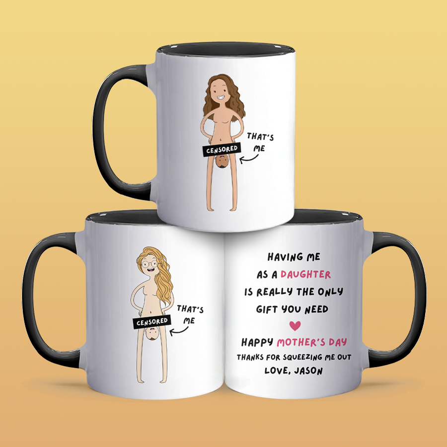 Having Me - Personalized Accent Mug