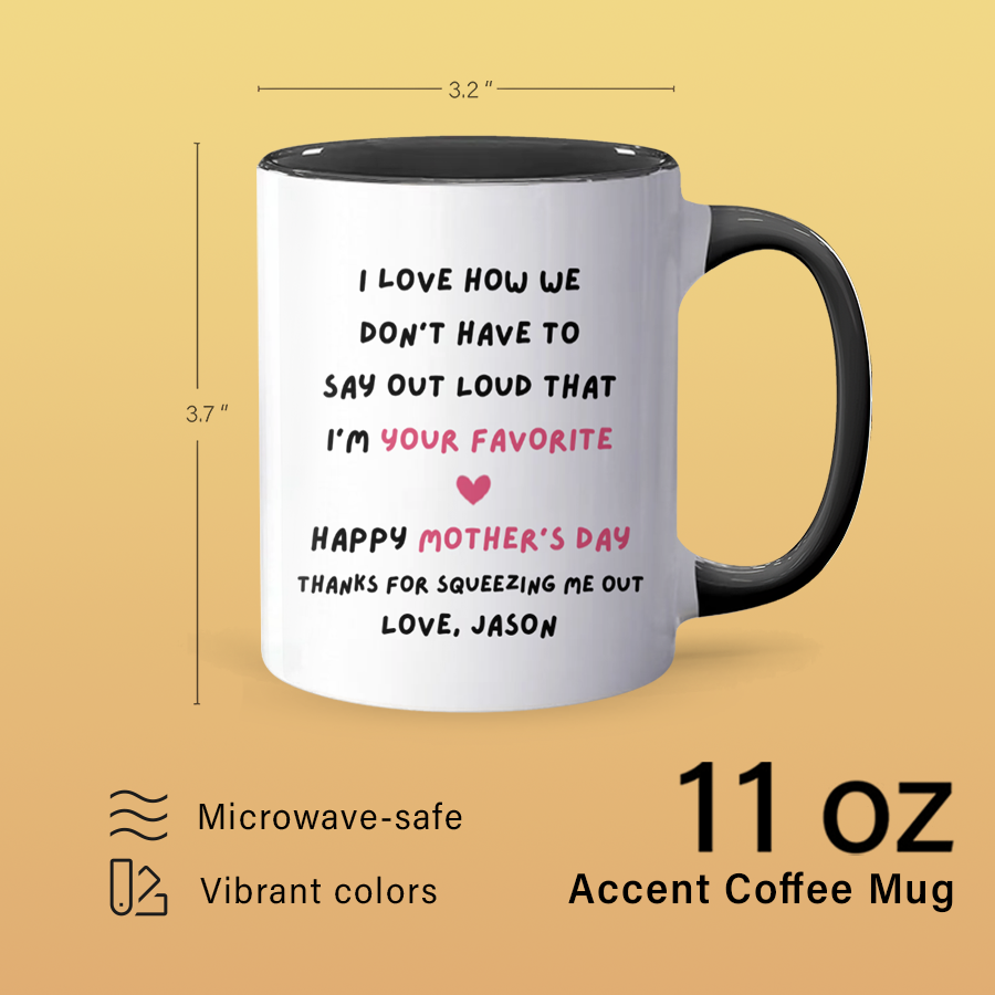 Say Out Loud - Personalized Accent Mug