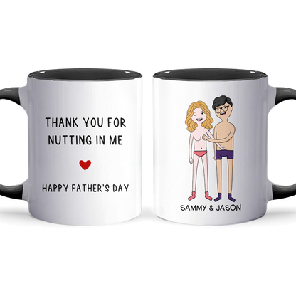 Thank You For - Personalized Accent Mug