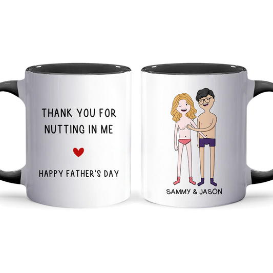 Thank You For - Personalized Accent Mug