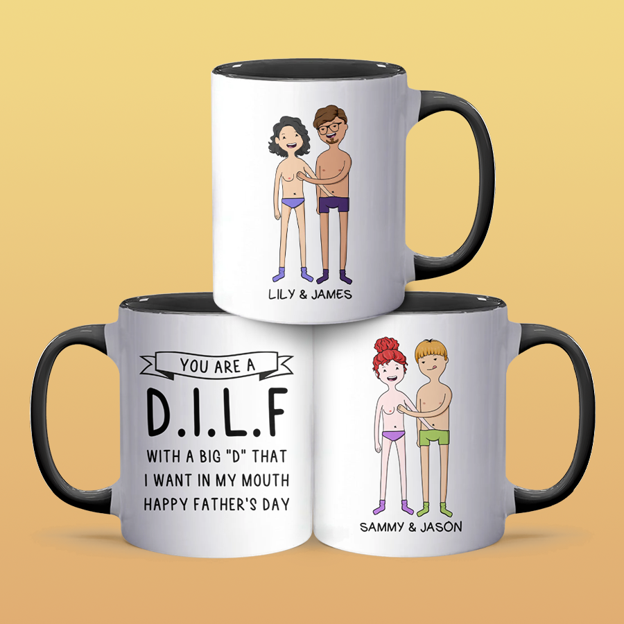 In My Mouth - Personalized Accent Mug