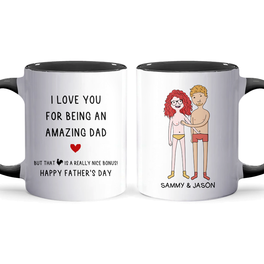 I Love You - Personalized Accent Mug