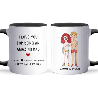 I Love You - Personalized Accent Mug