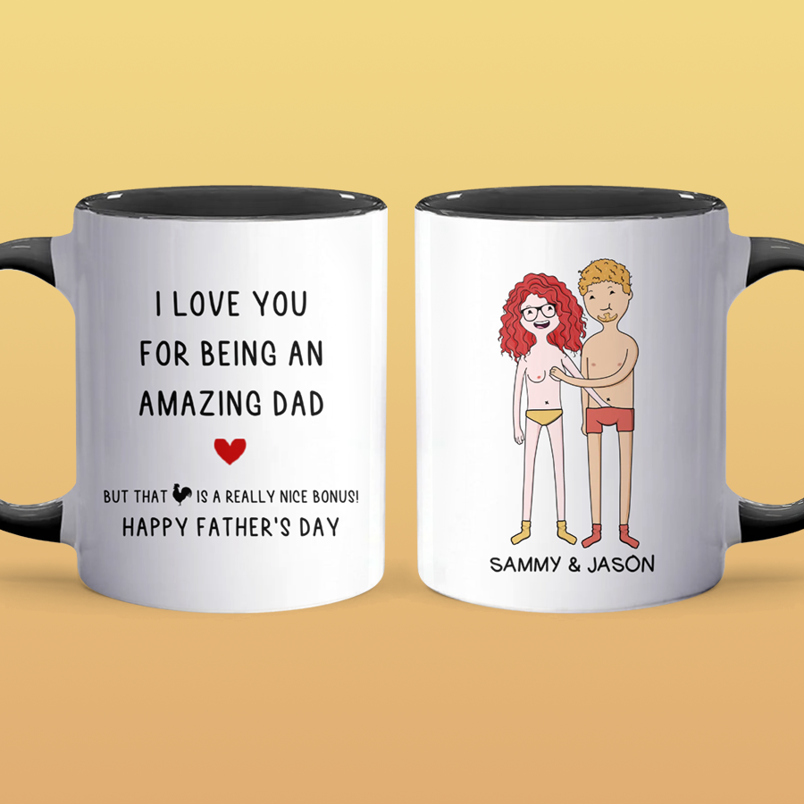 I Love You - Personalized Accent Mug