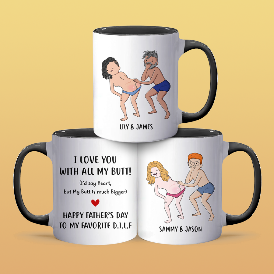 My Butt Is Bigger - Personalized Accent Mug