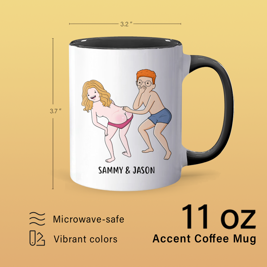 My Butt Is Bigger - Personalized Accent Mug