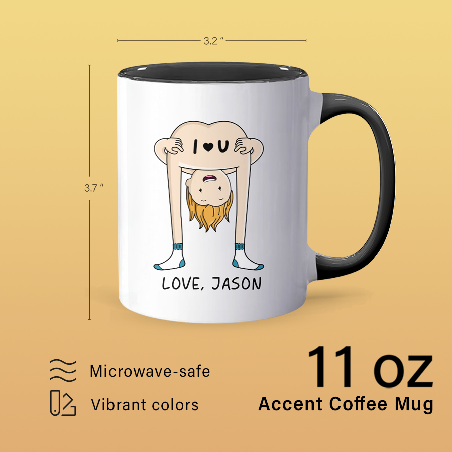 Wiping My Butt - Personalized Accent Mug