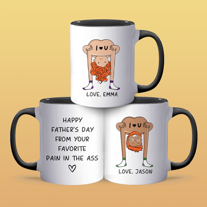 Pain In The - Personalized Accent Mug