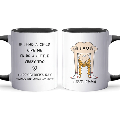 Crazy Child - Personalized Accent Mug