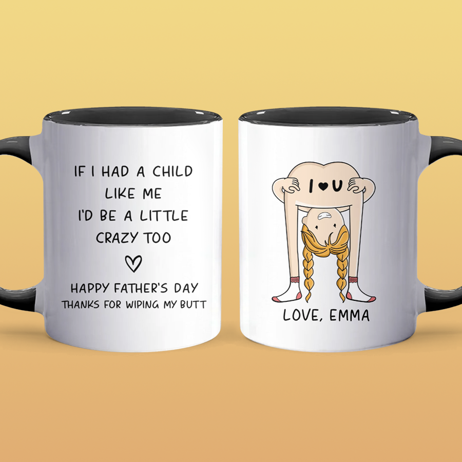 Crazy Child - Personalized Accent Mug