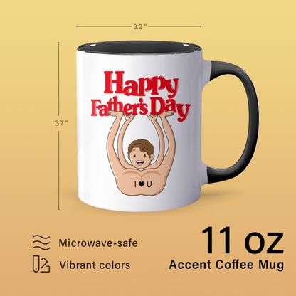 Wiping My Butt - Personalized Accent Mug