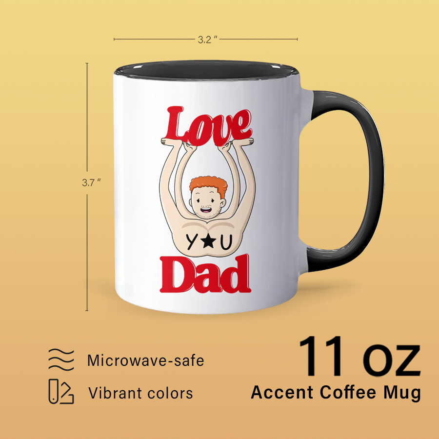 Wiping My Butt - Personalized Accent Mug