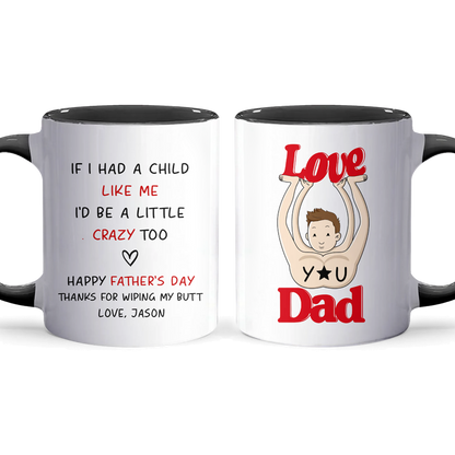 Child Like Me - Personalized Accent Mug