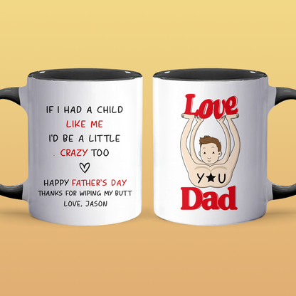 Child Like Me - Personalized Accent Mug