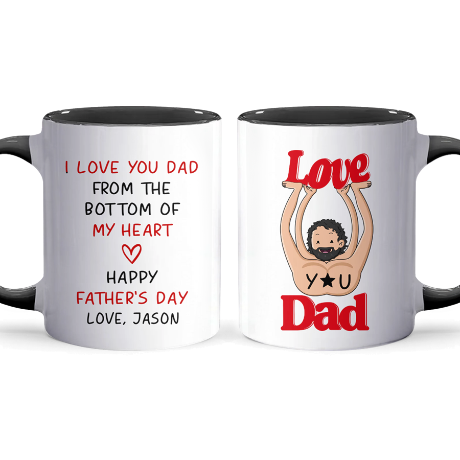 I Love You - Personalized Accent Mug