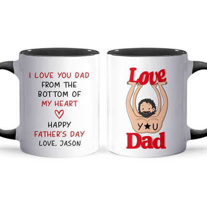 I Love You - Personalized Accent Mug