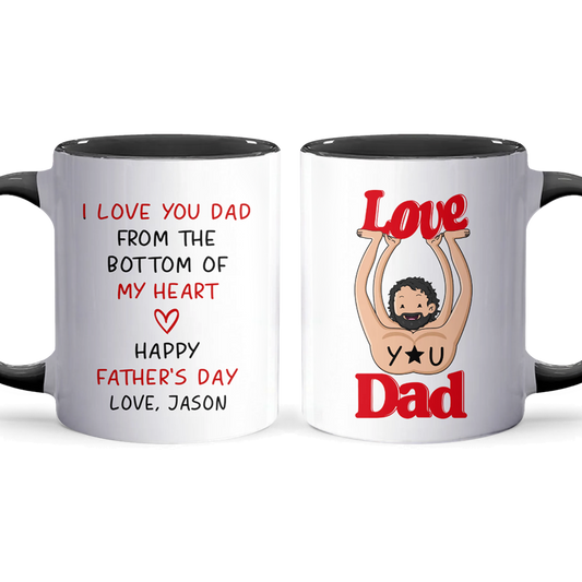 I Love You - Personalized Accent Mug