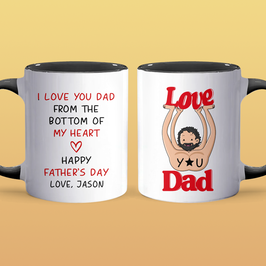 I Love You - Personalized Accent Mug