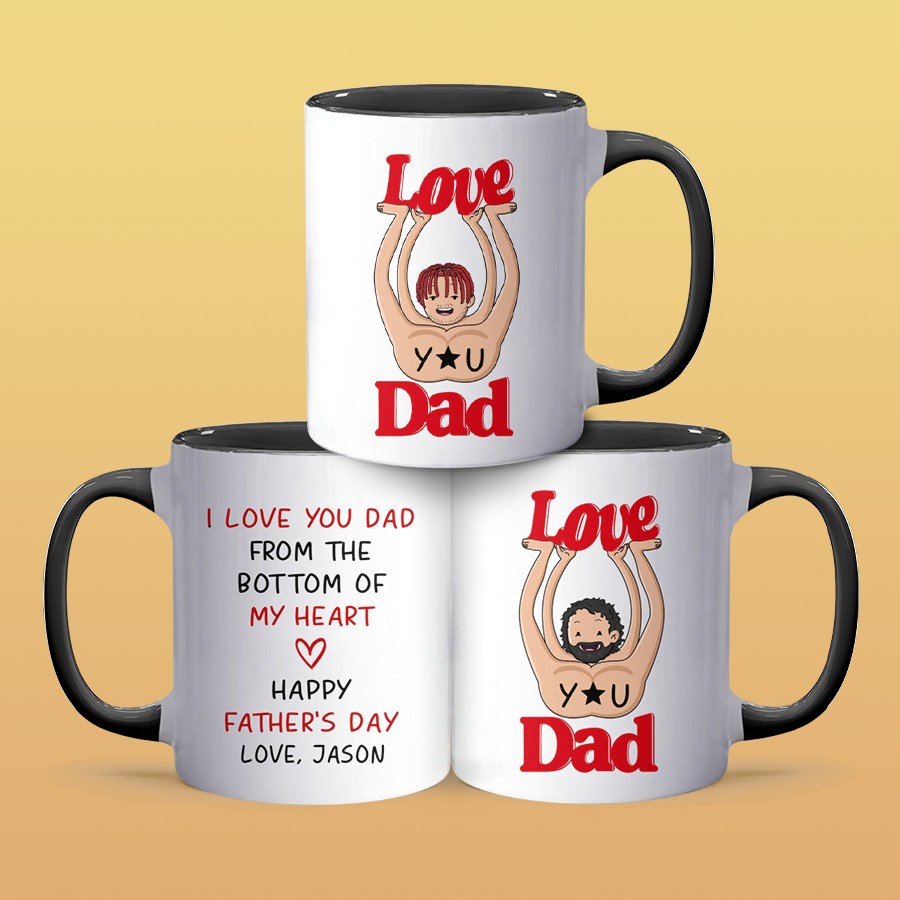 I Love You - Personalized Accent Mug