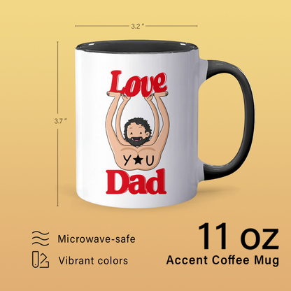 I Love You - Personalized Accent Mug