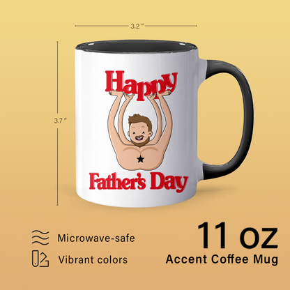 Wiping My Butt - Personalized Accent Mug