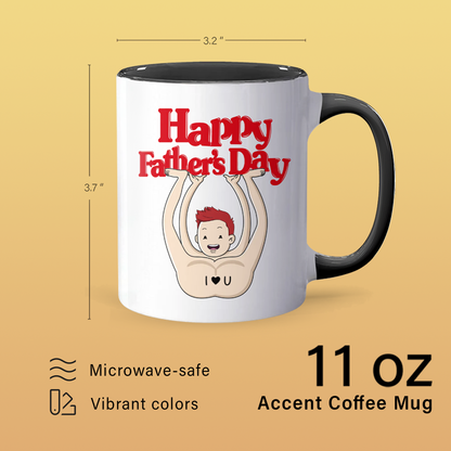 Wiping My Butt - Personalized Accent Mug