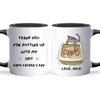 Thank You For - Personalized Accent Mug