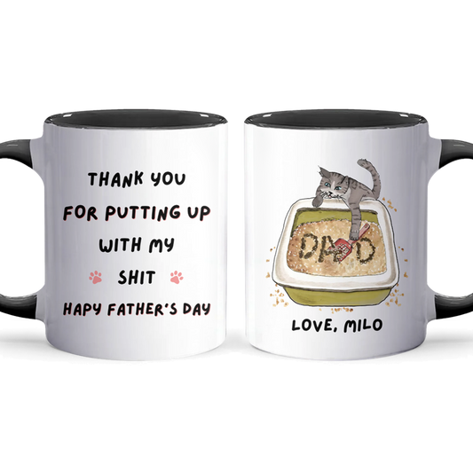 Thank You For - Personalized Accent Mug