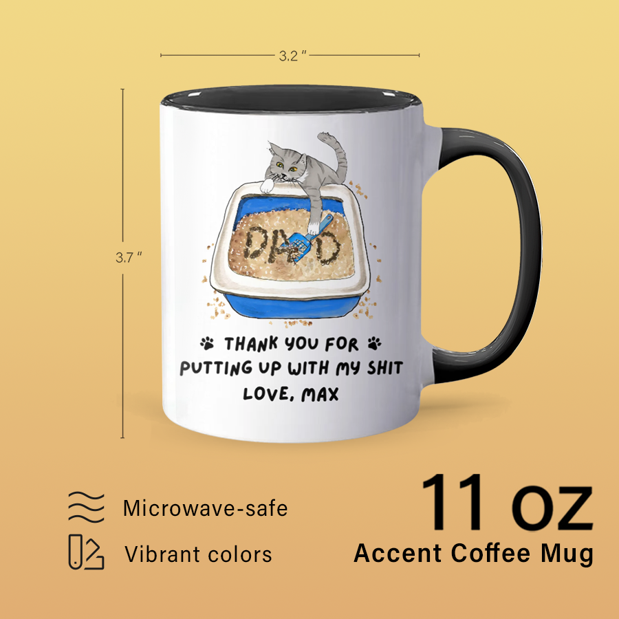 Thank You For - Personalized Accent Mug