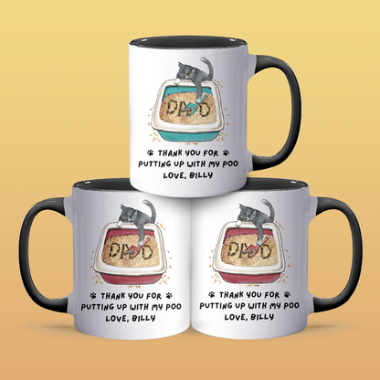 Thank You For - Personalized Accent Mug