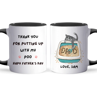 Thank You For - Personalized Accent Mug