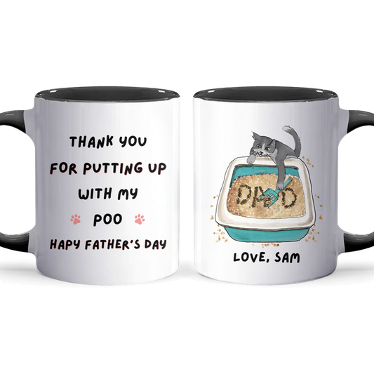 Thank You For - Personalized Accent Mug