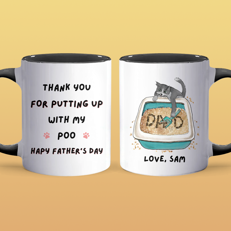 Thank You For - Personalized Accent Mug