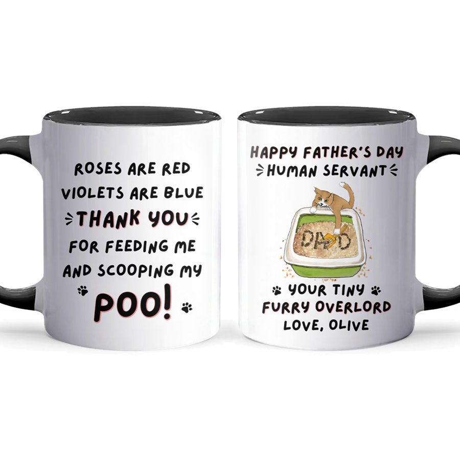 Scooping My Poo - Personalized Accent Mug