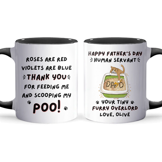 Scooping My Poo - Personalized Accent Mug