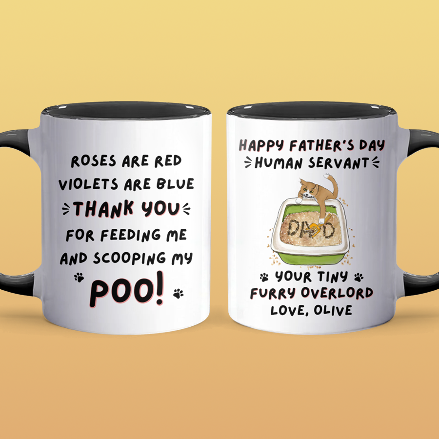 Scooping My Poo - Personalized Accent Mug