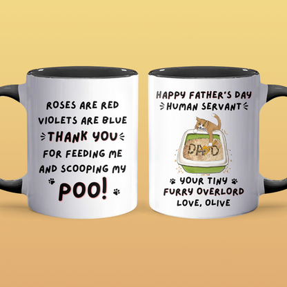 Scooping My Poo - Personalized Accent Mug