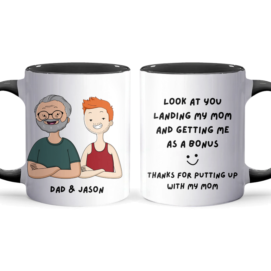 Putting Up With Mom - Personalized Accent Mug