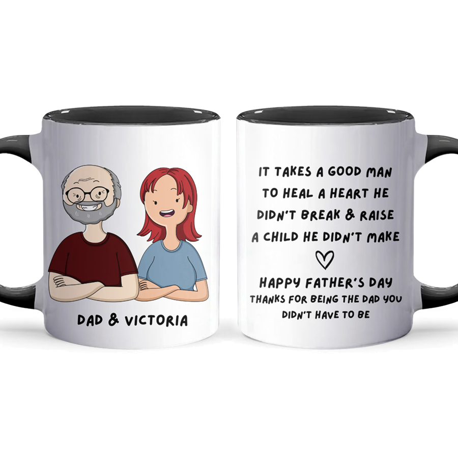 Thanks For - Personalized Accent Mug