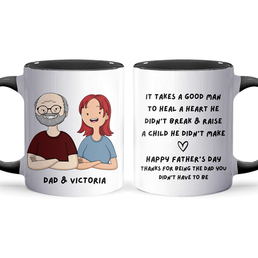 Thanks For - Personalized Accent Mug