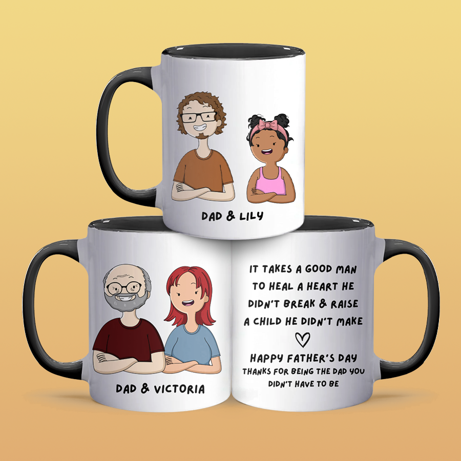 Thanks For - Personalized Accent Mug