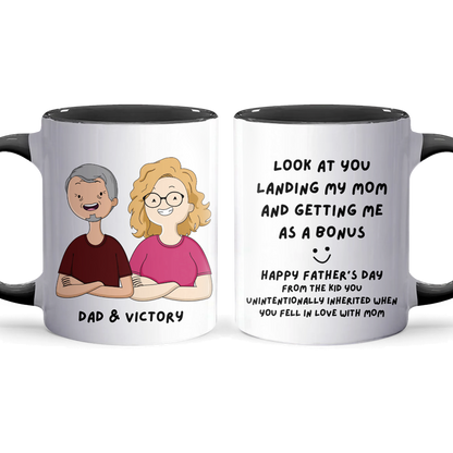 From The Kid - Personalized Accent Mug