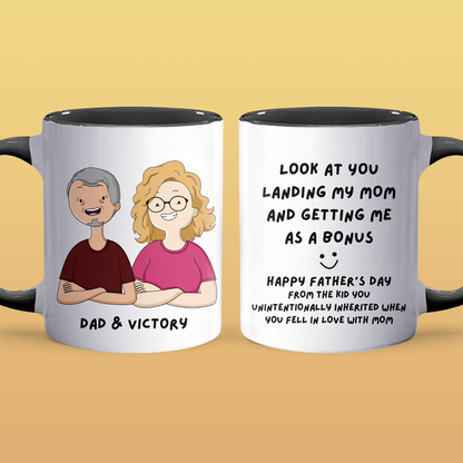 From The Kid - Personalized Accent Mug