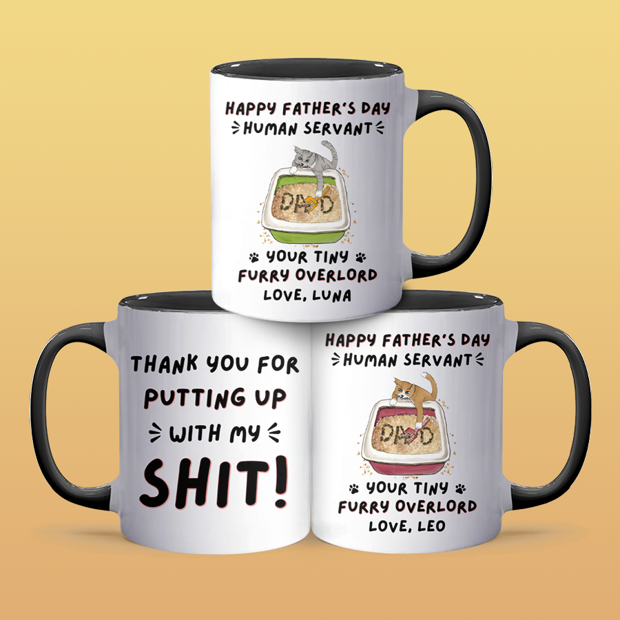 Thanks For - Personalized Accent Mug