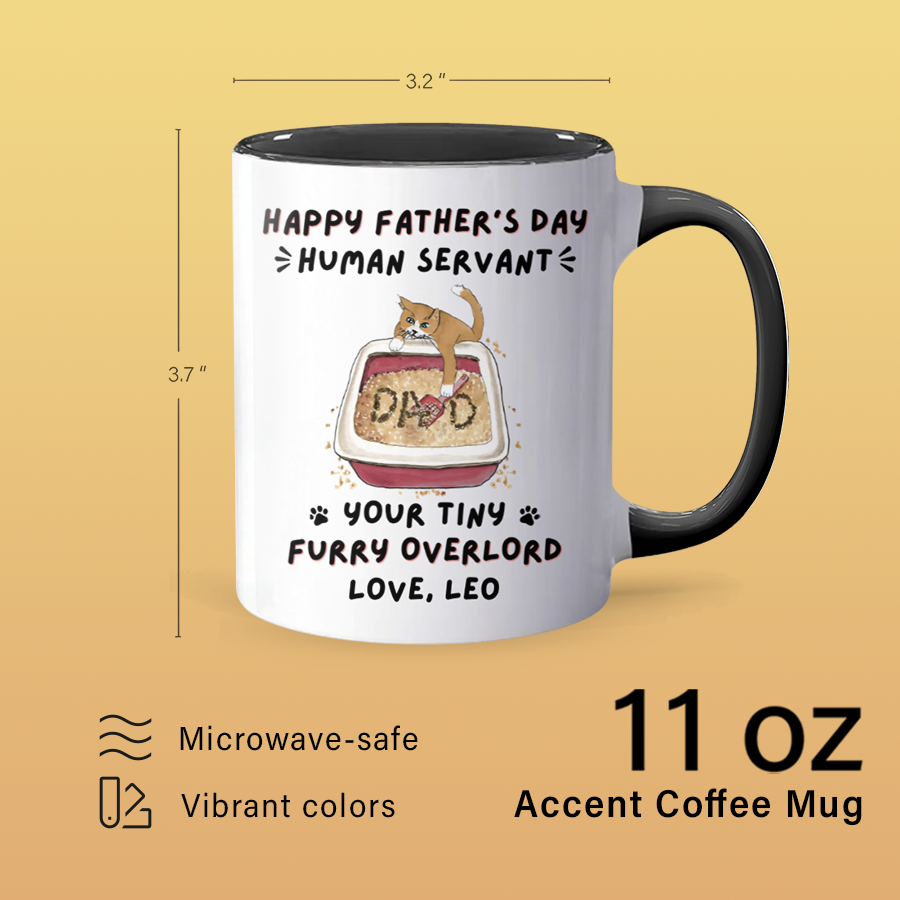 Thanks For - Personalized Accent Mug