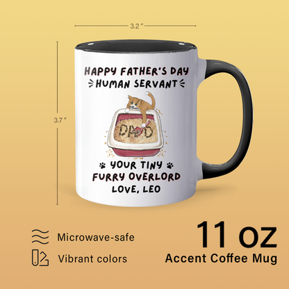 Thanks For - Personalized Accent Mug